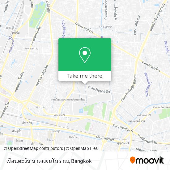 เรือนตะวัน นวดแผนโบราณ map