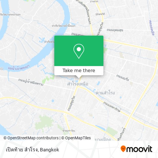 เปิดท้าย สำโรง map