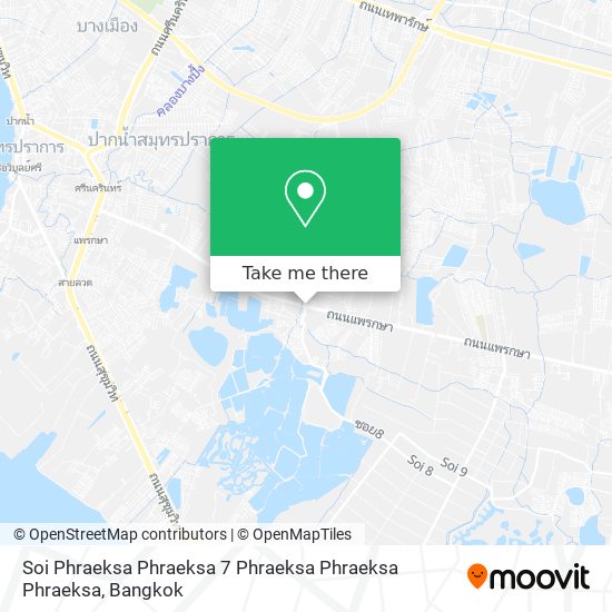 Soi Phraeksa Phraeksa 7 Phraeksa Phraeksa Phraeksa map