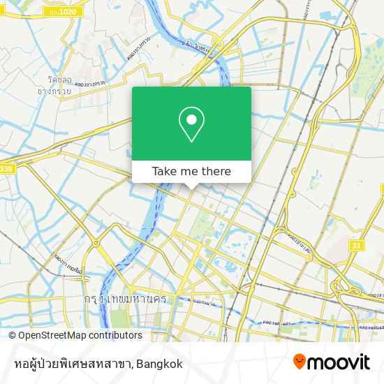 หอผู้ป่วยพิเศษสหสาขา map