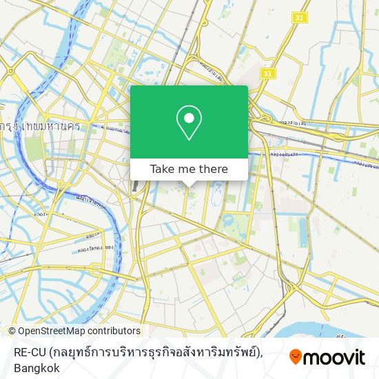 RE-CU (กลยุทธ์การบริหารธุรกิจอสังหาริมทรัพย์) map