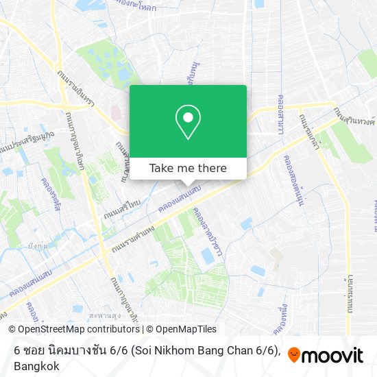 6 ซอย นิคมบางชัน 6 / 6 (Soi Nikhom Bang Chan 6 / 6) map
