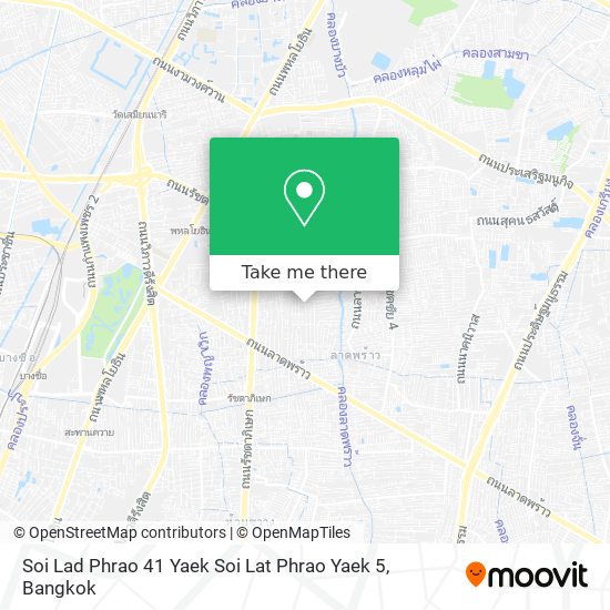 Soi Lad Phrao 41 Yaek Soi Lat Phrao Yaek 5 map