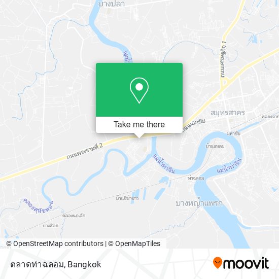 ตลาดท่าฉลอม map