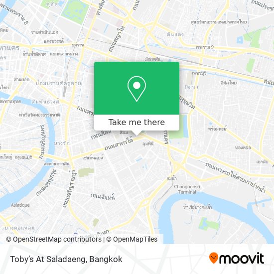 Toby’s At Saladaeng map