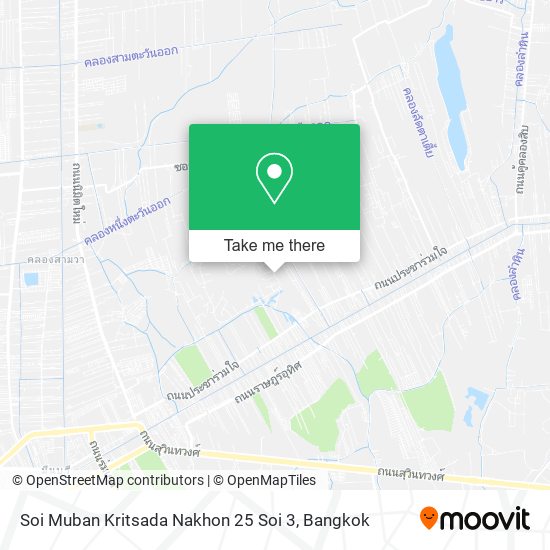 Soi Muban Kritsada Nakhon 25 Soi 3 map