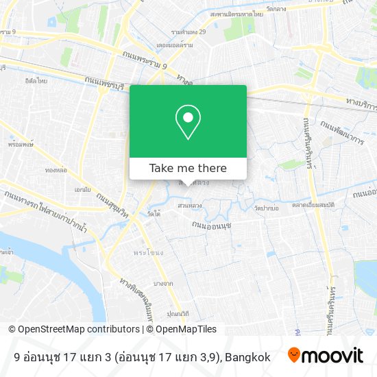 9 อ่อนนุช 17 แยก 3 (อ่อนนุช 17 แยก 3,9) map
