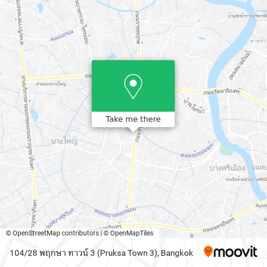 104 / 28 พฤกษา ทาวน์ 3 (Pruksa Town 3) map