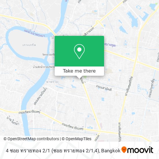 4 ซอย ทรายทอง 2 / 1 (ซอย ทรายทอง 2 / 1,4) map