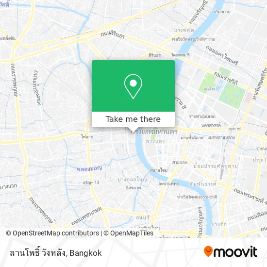 ลานโพธิ์ วังหลัง map