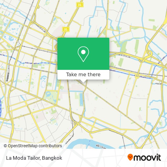 La Moda Tailor map