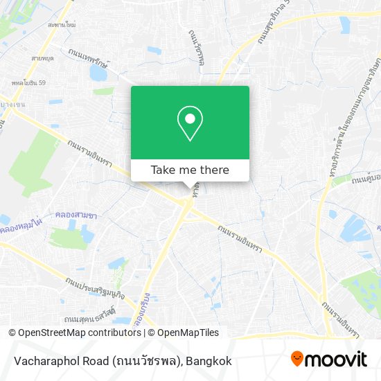 Vacharaphol Road (ถนนวัชรพล) map