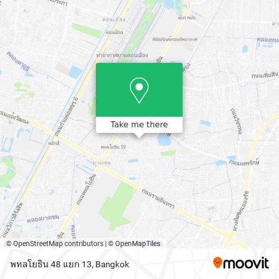 พหลโยธิน 48 แยก 13 map