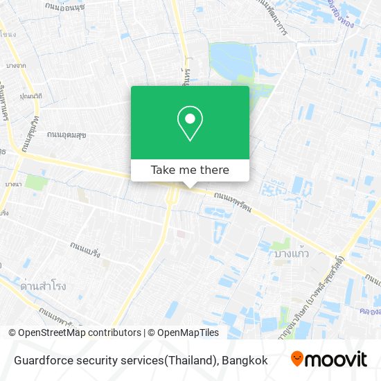 Guardforce security services(Thailand) map