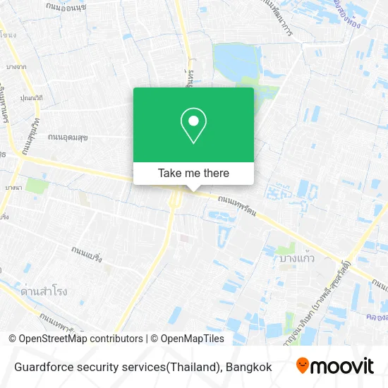Guardforce security services(Thailand) map