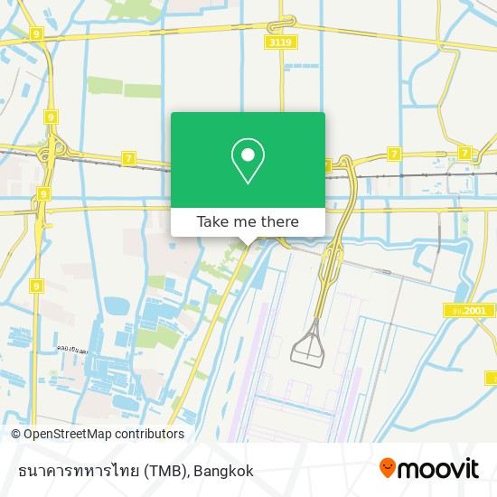 ธนาคารทหารไทย (TMB) map