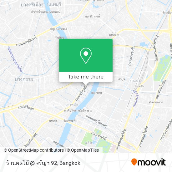 ร้านผลไม้ @ จรัญฯ 92 map