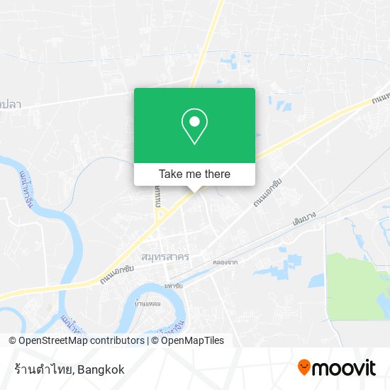 ร้านตำไทย map