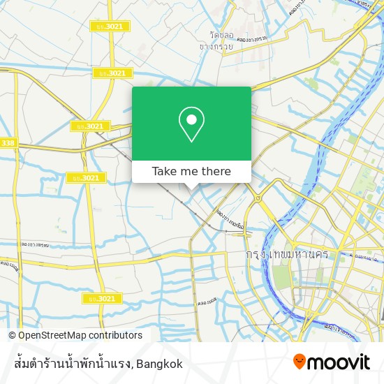 ส่้มตำร้านน้ำพักน้ำแรง map