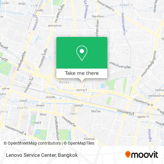 Lenovo Service Center map