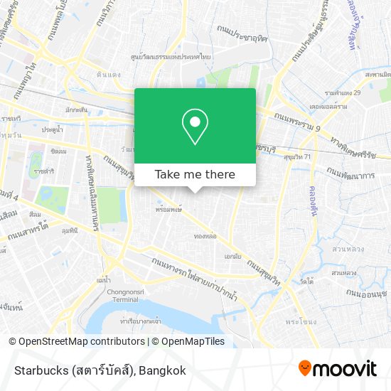 Starbucks (สตาร์บัคส์) map