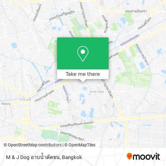 M & J Dog อาบน้ำตัดขน map