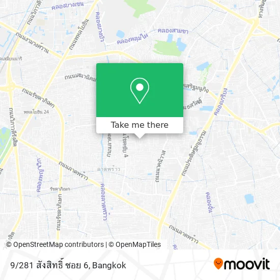 9/281 สังสิทธิ์ ซอย 6 map