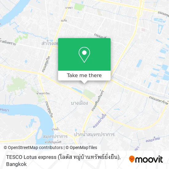 TESCO Lotus express (โลตัส หมู่บ้านทรัพย์ยั่งยืน) map