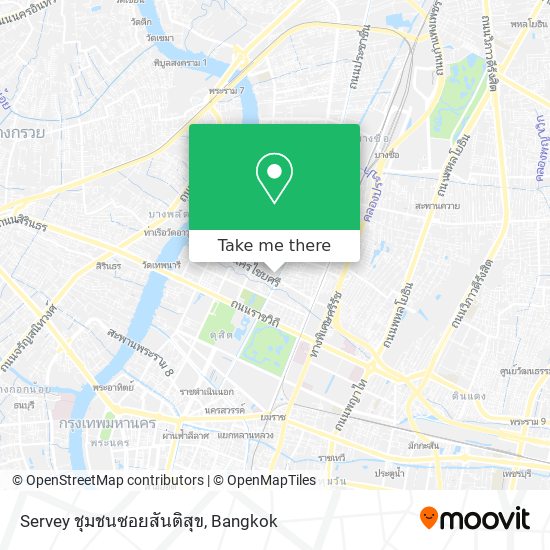 Servey ชุมชนซอยสันติสุข map