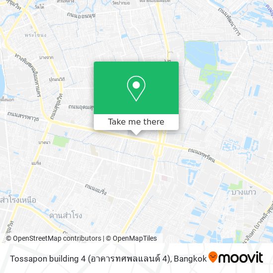 Tossapon building 4 (อาคารทศพลแลนด์ 4) map