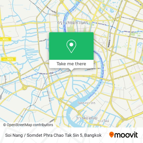 Soi Nang / Somdet Phra Chao Tak Sin 5 map