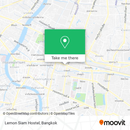 Lemon Siam Hostel map