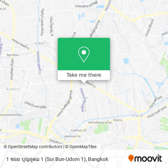 1 ซอย บุญอุดม 1 (Soi Bun-Udom 1) map