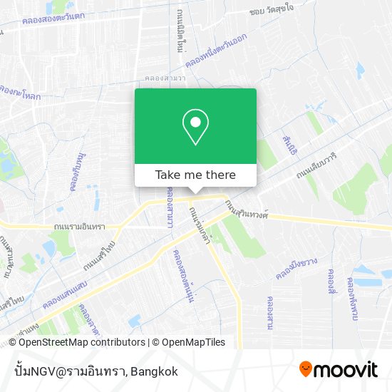 ปั้มNGV@รามอินทรา map