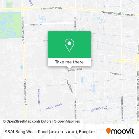 98 / 4 Bang Waek Road (ถนน บางแวก) map