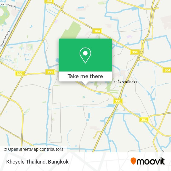 Khcycle Thailand map