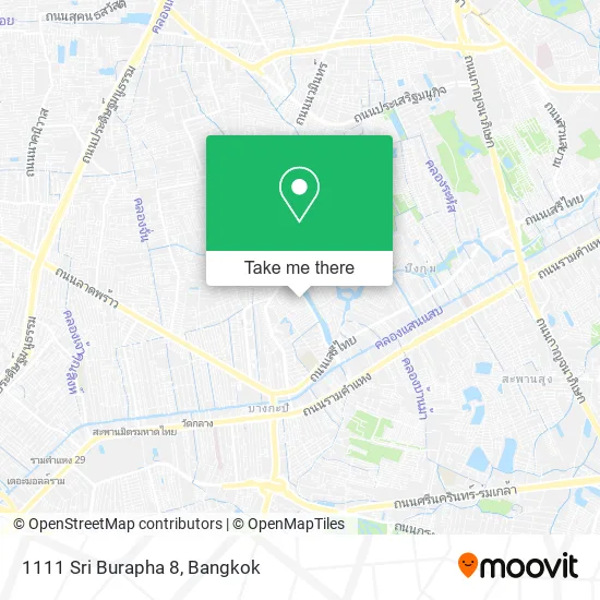 1111 Sri Burapha 8 map