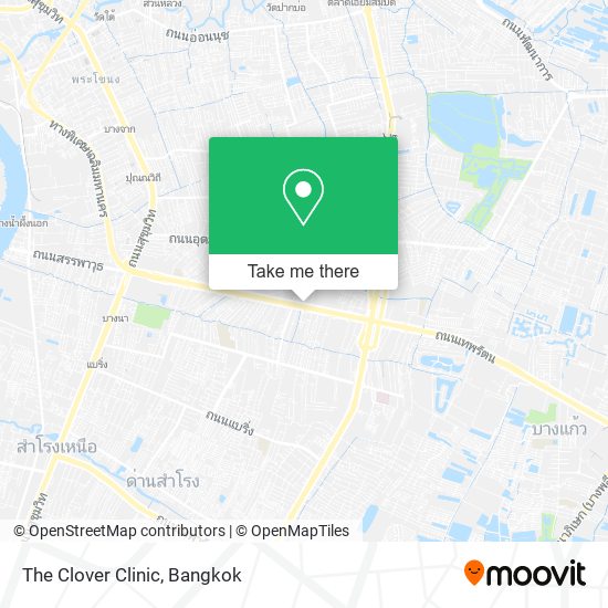 The Clover Clinic map