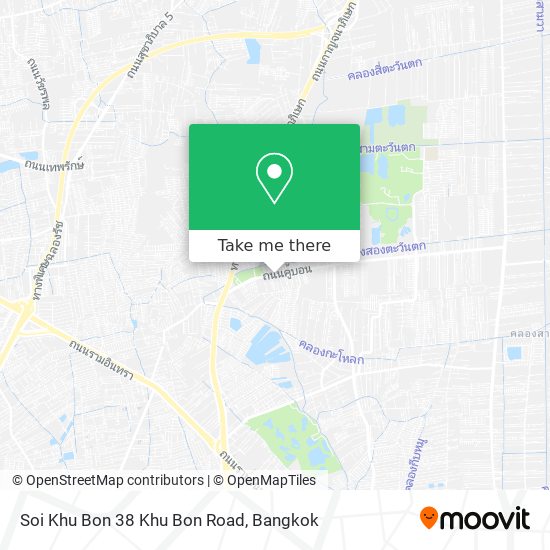 Soi Khu Bon 38 Khu Bon Road map