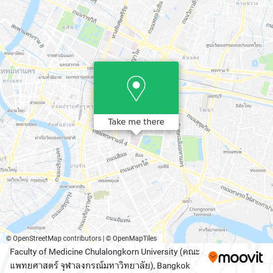 Faculty of Medicine Chulalongkorn University (คณะแพทยศาสตร์ จุฬาลงกรณ์มหาวิทยาลัย) map