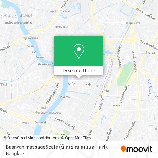 Baanyah massage&café (บ้านย่านวดและคาเฟ่) map