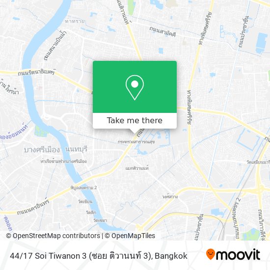 44 / 17 Soi Tiwanon 3 (ซอย ติวานนท์ 3) map