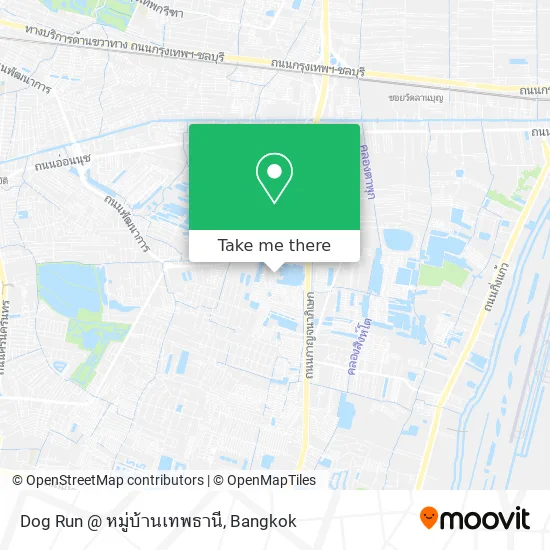 Dog Run @ หมู่บ้านเทพธานี map