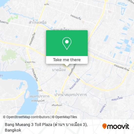 Bang Mueang 3 Toll Plaza (ด่านฯ บางเมือง 3) map