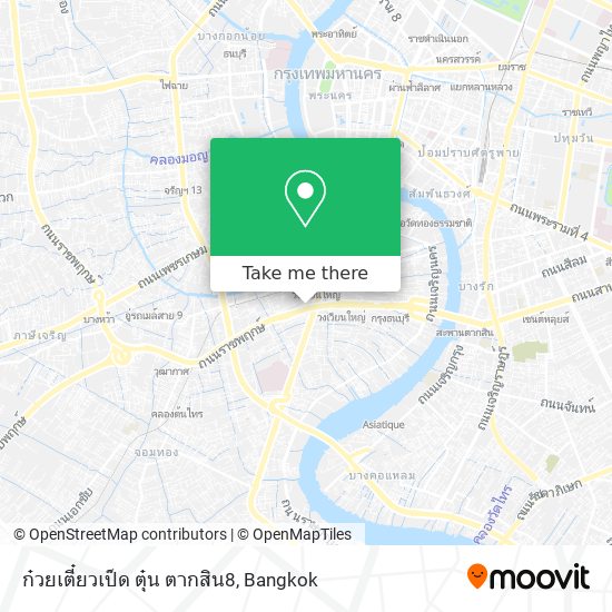 ก๋วยเตี๋ยวเป็ด ตุ๋น ตากสิน8 map