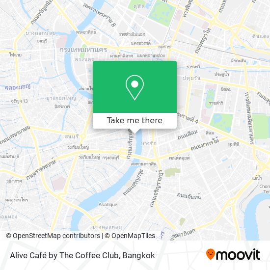 Alive Café by The Coffee Club map