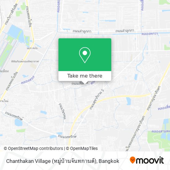 Chanthakan Village (หมู่บ้านจันทกานต์) map