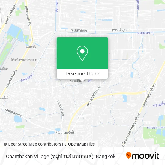 Chanthakan Village (หมู่บ้านจันทกานต์) map