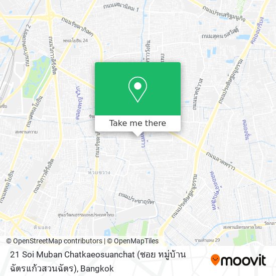 21 Soi Muban Chatkaeosuanchat (ซอย หมู่บ้านฉัตรแก้วสวนฉัตร) map