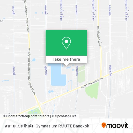 สนามแบดมินตัน Gymnasium RMUTT map